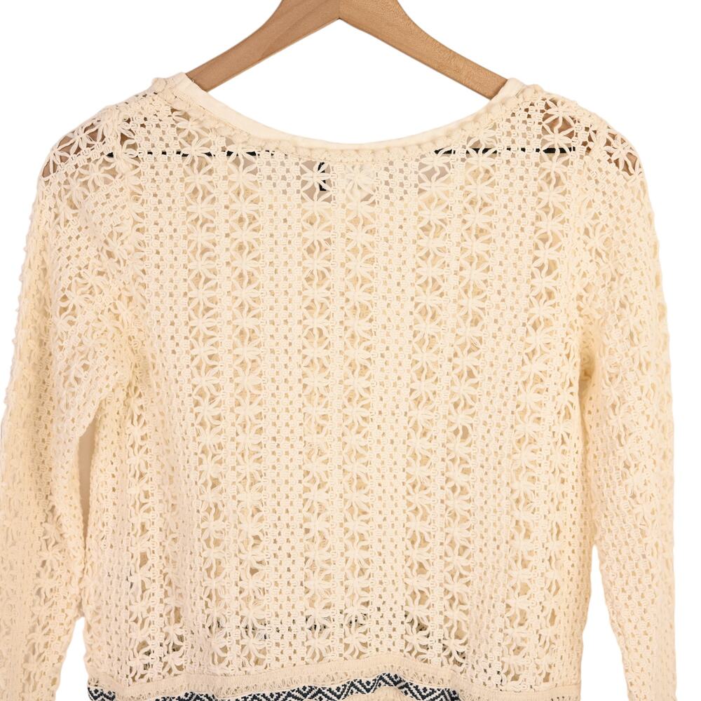 Anthropologie Crochet Fringe Top, Festival Season - Picture 6 of 6